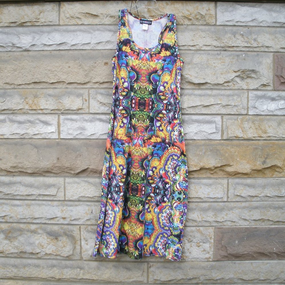 Kaleidoscope Floral Maxi Tank Dress
